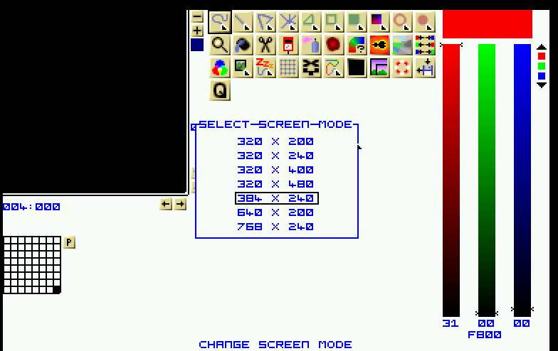 God Paint [Falcon030] atari screenshot